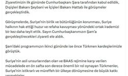 Bakan Fidan: Suriye'nin yanında olmayı sürdüreceğiz