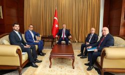 Bakan Fidan, TÜRKPA Genel Sekreteri Hasan'ı kabul etti