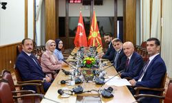 Bakan Göktaş, Kuzey Makedonya'da ikili görüşmeler gerçekleştirdi