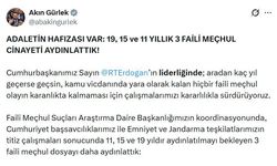 Bakan Gürlek: 3 faili meçhul dosyayı daha aydınlattık