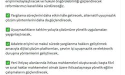 Bakan Gürlek: Reformlarımızı kararlılıkla sürdüreceğiz