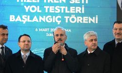 Bakan Uraloğlu: Milli elektrikli hızlı trenimiz saatte 250 kilometre hıza ulaştı