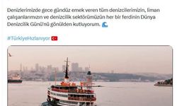 Bakan Uraloğlu'ndan 'Dünya Denizcilik Günü' paylaşımı