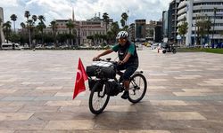 Bisikletiyle Türkiye turuna çıktı, 75'inci şehir Hatay'a ulaştı