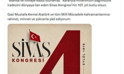 Cevdet Yılmaz'dan 'Sivas Kongresi'nin yıl dönümü paylaşımı