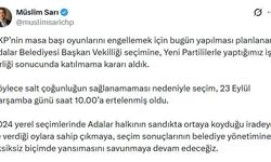 CHP Sözcüsü Sarı: Adalar Belediyesi Başkan Vekilliği seçimine katılmama kararı aldık