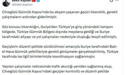 Cilvegözü Gümrük Kapısı'nda yaşanan geçici tıkanıklık giderildi