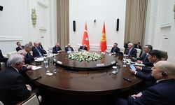 Cumhurbaşkanı Erdoğan, Kırgızistan Cumhurbaşkanı Caparov ile görüştü