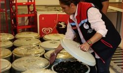 Durdurulan araçta 650 kilo bozuk midye ele geçirildi