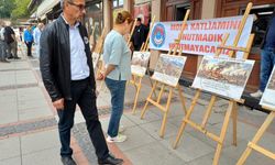 Edirne'de, Mora Katliamı'nın 205'inci yılında Yunanistan Konsolosluğu'na siyah çelenk