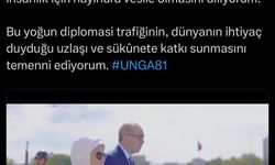 Emine Erdoğan'dan BM 81'inci Genel Kuruluna ilişkin paylaşım