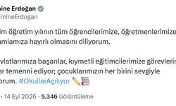Emine Erdoğan'dan yeni eğitim öğretim yılı mesajı