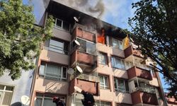 Evde çıkan yangında anne ve 2 çocuğu dumandan etkilendi