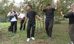 Fındık işçilerine 'çalgılı mola'