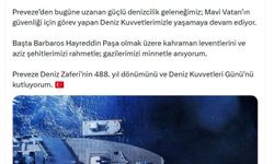 İletişim Başkanı Duran, 'Deniz Kuvvetleri Günü'nü tebrik etti