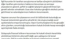 İletişim Başkanı Duran: Esas olan vatandaşlarımızın hakkının korunmasıdır