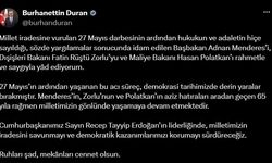 İletişim Başkanı Duran: Menderes, Zorlu ve Polatkan'ı rahmetle yad ediyorum