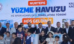 Kağıthane'de Nurtepe Yüzme Havuzu ve Spor Kompleksi'nin temeli atıldı