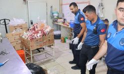 Kasapta 315 kilo bozuk et ele geçirildi