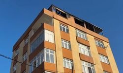Küçükçekmece'de 6 katlı binada çıkan yangın söndürüldü