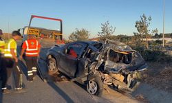 Kuzey Marmara Otoyolu'nda TIR hafif ticari araca çarptı: 1'i çocuk, 5 yaralı