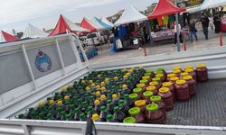 Malatya'da yöresel ürün fuarında 230 kilo sucuk ve 150 kilo peynire el konuldu
