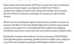 Mersin Limanı'nda geminin altına gizlenmiş 350 kilo kokain ele geçirildi (2)