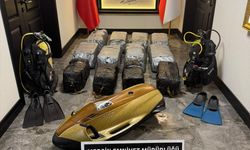 Mersin Limanı'nda geminin altına gizlenmiş 350 kilo kokain ele geçirildi