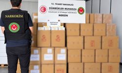 Mersin'de 1 ton 716 kilogram pregabalin ele geçirildi