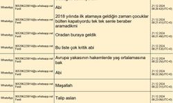 MHK soruşturmasında şüphelilerin mesaj kayıtları ortaya çıktı