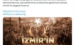 MSB, İzmir'in düşman işgalinden kurtuluşunun 104'üncü yıl dönümünü kutladı