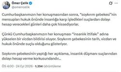 Ömer Çelik: Soykırım şebekesinin yaptığı her açıklama, hesap verme korkusundan