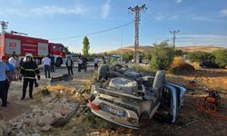 Otomobil fıstık bahçesine uçtu: 1 ölü, 6 yaralı