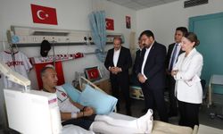 Sağlık-Sen'den gazilere ziyaret