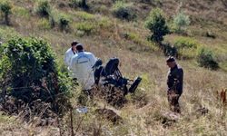 Şarampole devrilen ATV'nin sürücüsü öldü