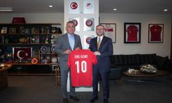 Şenol Kazancı'dan, TFF Başkanı Hacıosmanoğlu'na ziyaret