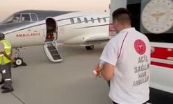 Siirt'te 8 günlük bebek, ambulans uçakla Ankara'ya sevk edildi