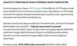 Siyasi-askeri casusluk soruşturmasında 22 şüpheli hakkında işlem başlatıldı