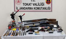 Tokat'ta jandarmadan silah kaçakçılığı operasyonu: 11 gözaltı