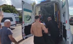 Üsküdar'da zıpkınla balık avlayan kişi boğulma tehlikesi geçirdi
