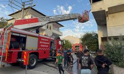 Yangında dumandan etkilenen kediyi kurtarmak için seferber oldular