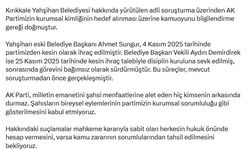 AK Parti'li Demir: Şahısların eylemlerinin partimizin kurumsal sorumluluğu gibi gösterilmesini kabul etmiyoruz