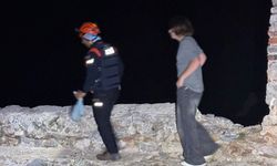 Alanya Kalesi'nde mahsur kalan 3 Rus turist kurtarıldı