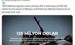 ASELSAN'dan 125 milyon dolarlık ihracat anlaşması