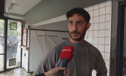 Ayazağa'da sel sonrası araç, ev ve iş yerlerinde oluşan hasar görüntülendi
