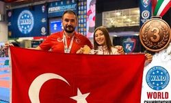 Babasının çocukluk hayalini gerçekleştirmek için başladığı kick boksta dünya 3'üncüsü oldu / Ek fotoğraflar