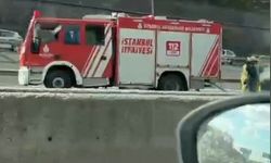 Bağcılar'da taksi yandı; alkol testini reddeden şoför hastaneye götürüldü