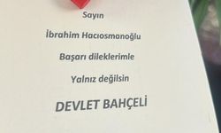 Bahçeli, TFF Başkanı Hacıosmanoğlu'na çiçek gönderdi