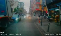 Bahçelievler'de yaya geçidinde beklemek istemedi, çöp kamyonuna çarptı