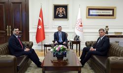 Bakan Çiftçi, AK Parti'li İnan ve Cemil Tugay'ı kabul etti
